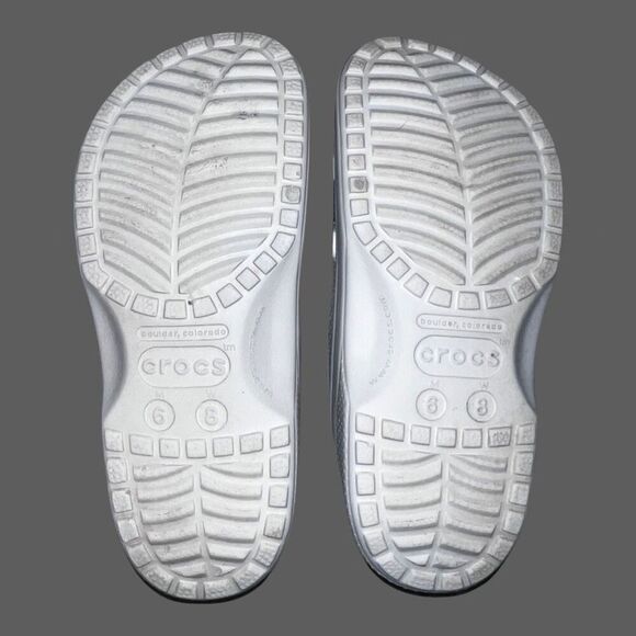 Crocs Islander Men 6 Women’s 8 Pit Crew Sport Leather Croslite Boat Shoes Clog - Picture 5 of 7